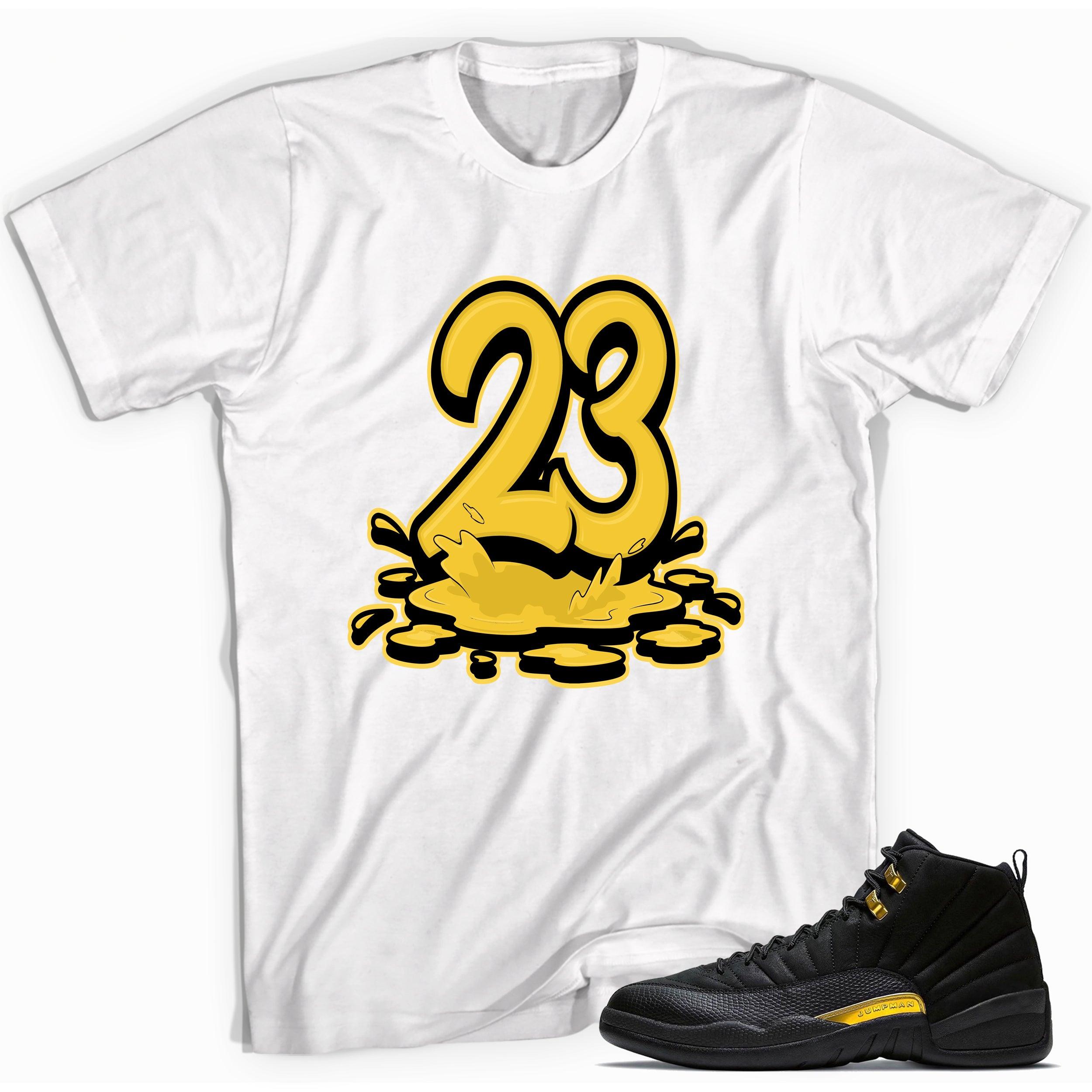 Number 23 Melting Shirt AJ 12 Black Taxi photo