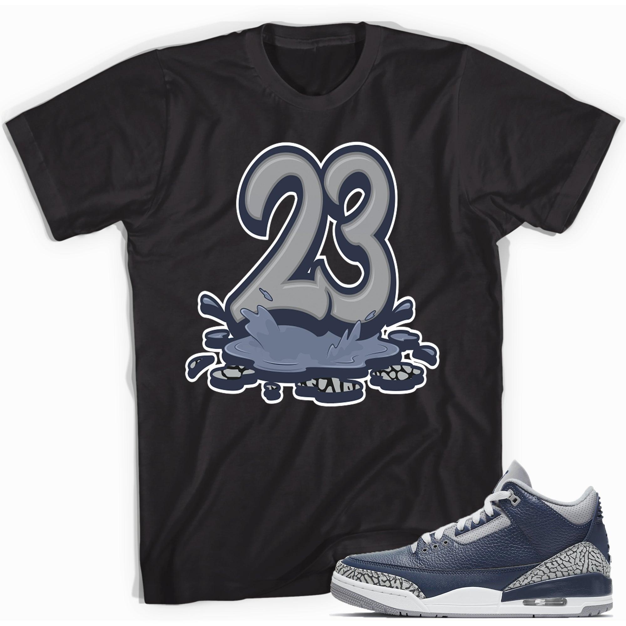23 Melting Shirt AJ 3 Midnight Navy photo