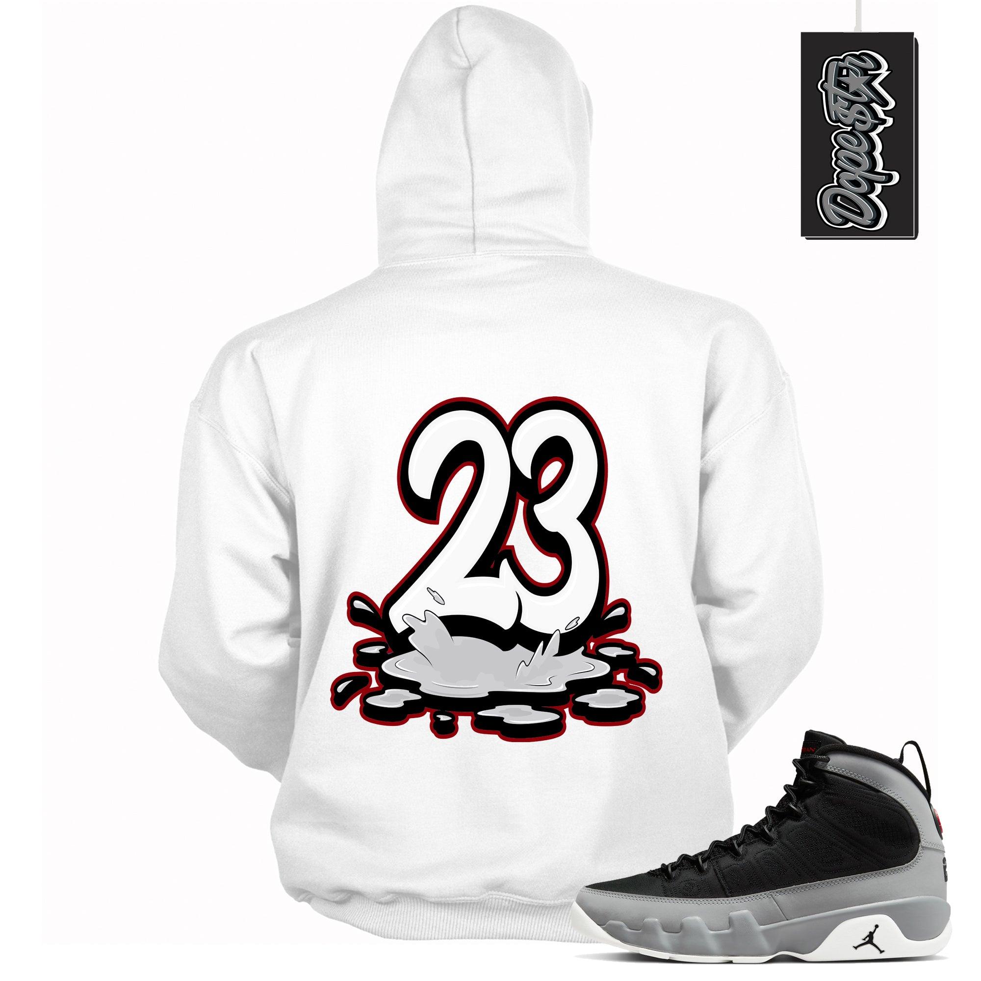 23 Melting Hoodie Air Jordan 9 Particle Grey photo