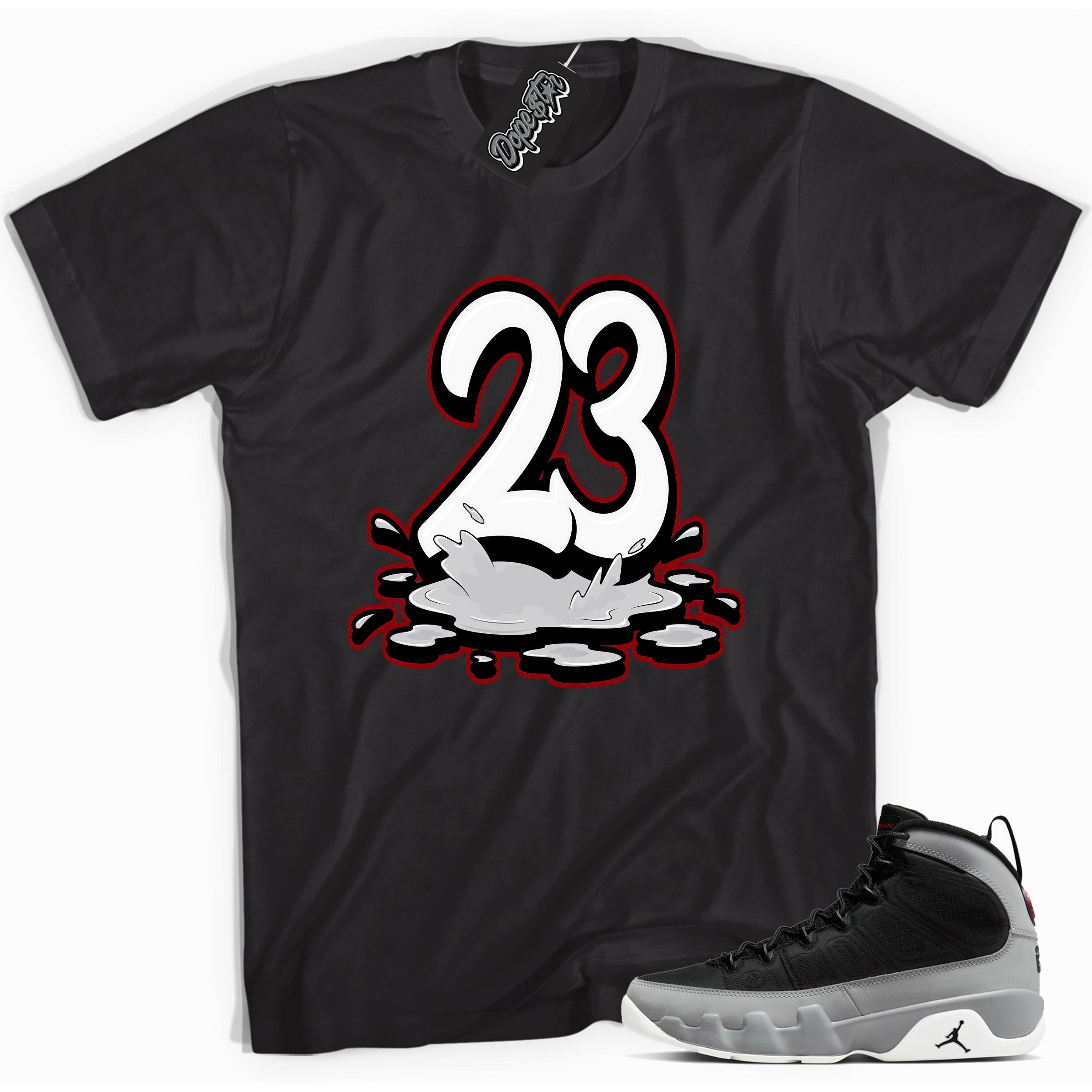 Number 23 Melting Shirt Air Jordan 9 Particle Grey photo
