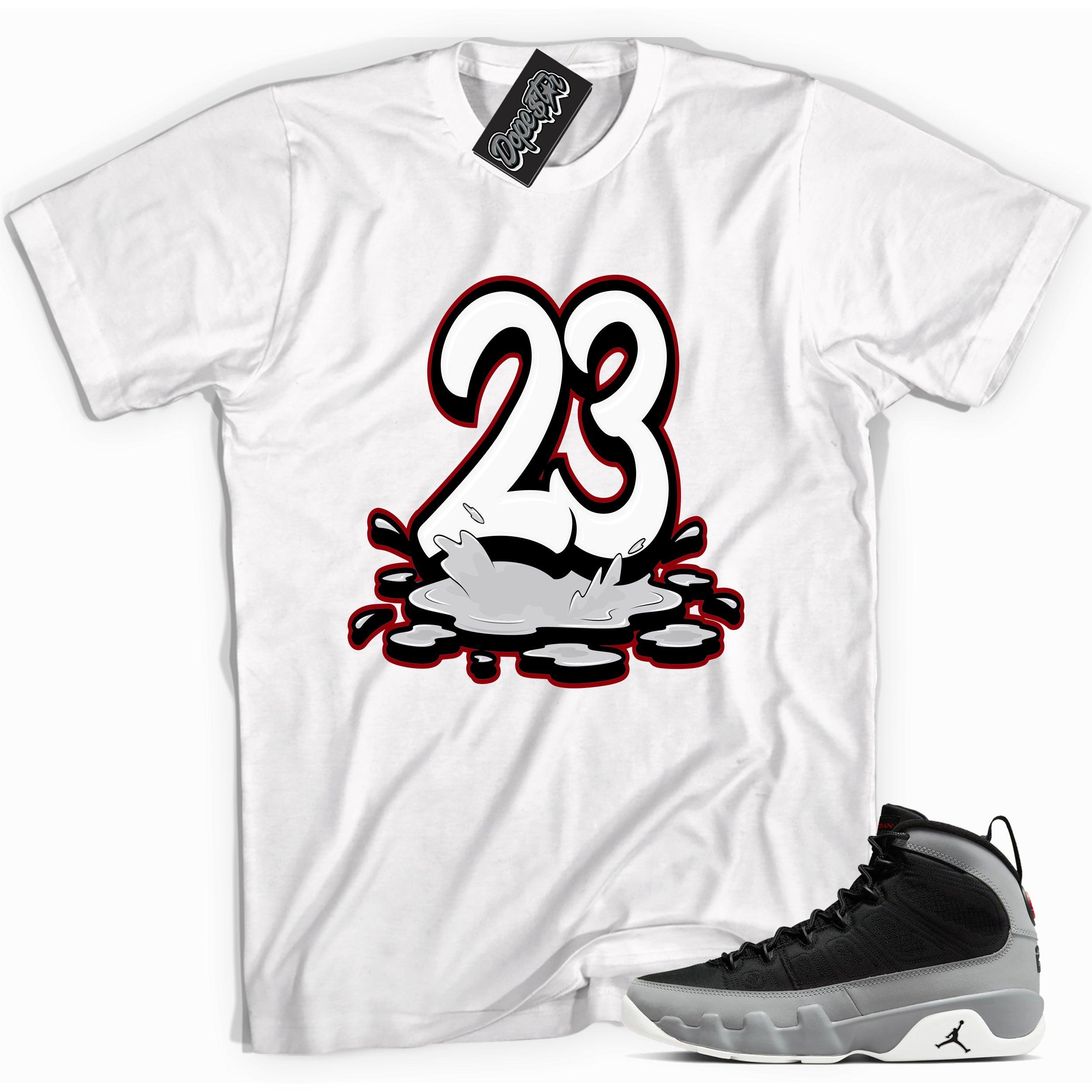 23 Melting Shirt Air Jordan 9 Particle Grey photo