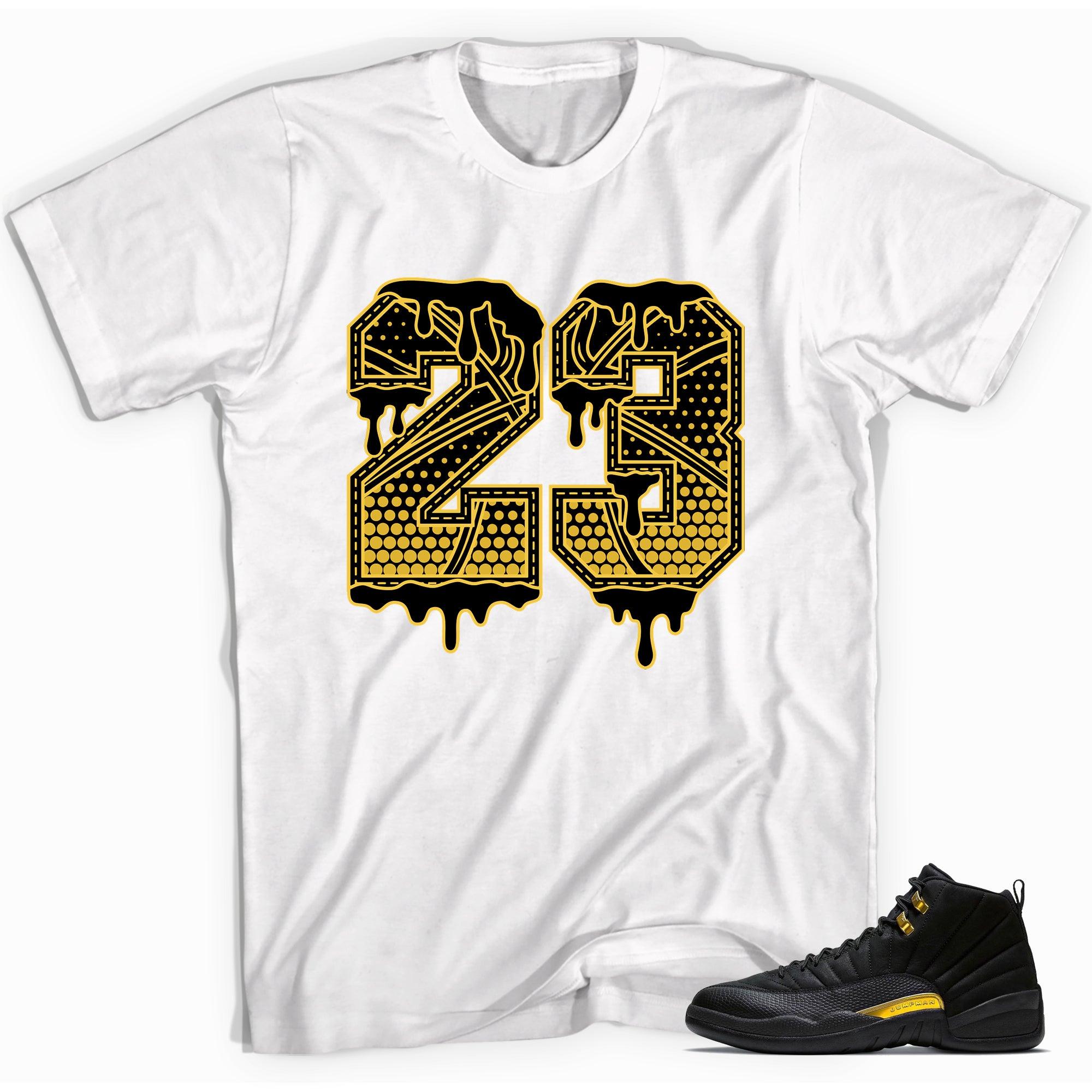 23 Ball Sneaker Tee AJ 12 Black Taxi photo