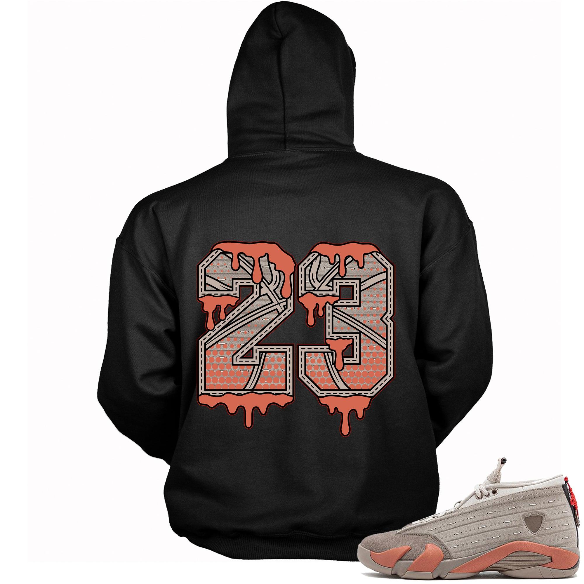 Number 23 Ball Hoodie AJ 14 Low Terracotta photo