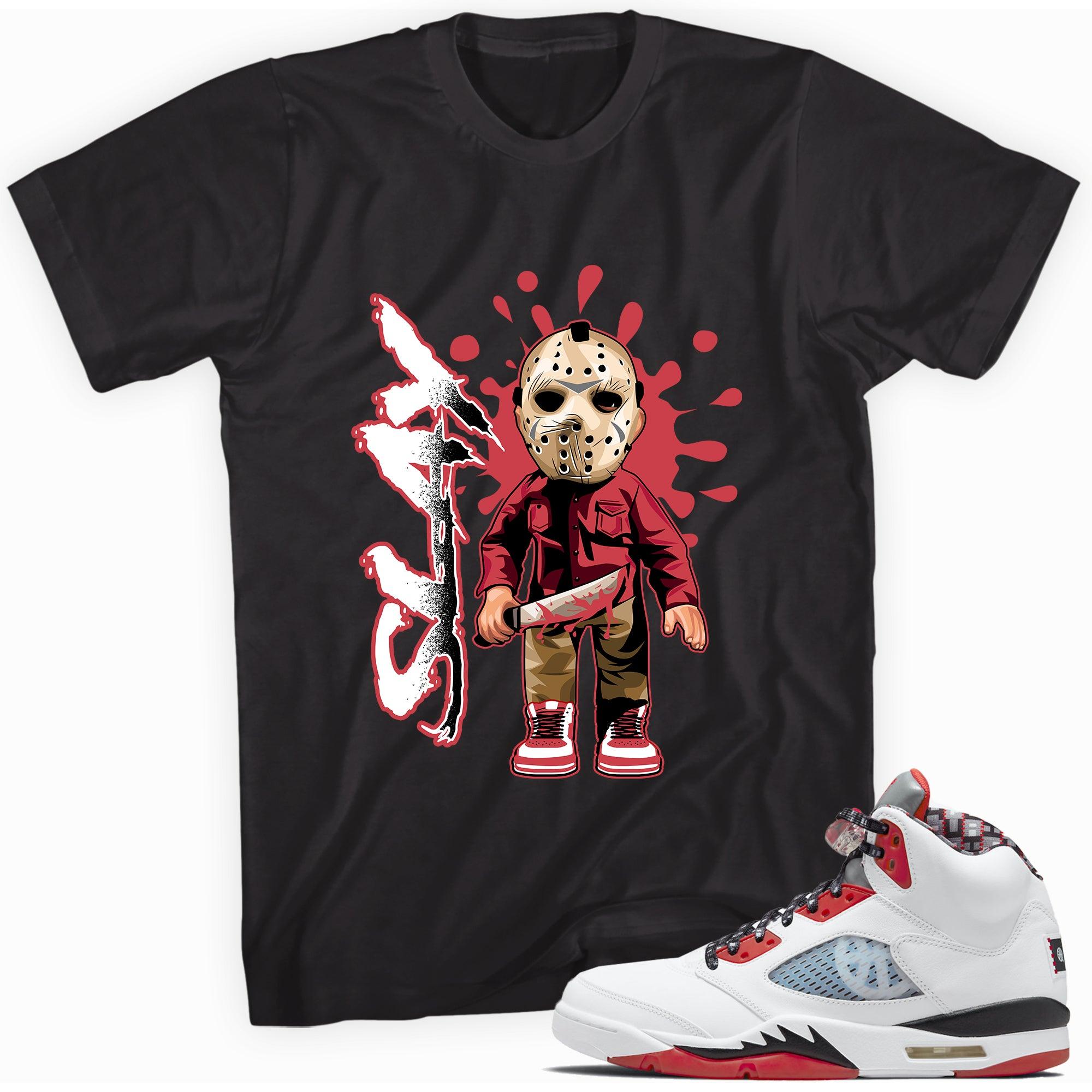Black Slay Shirt AJ 5 Retro Quai 54 photo