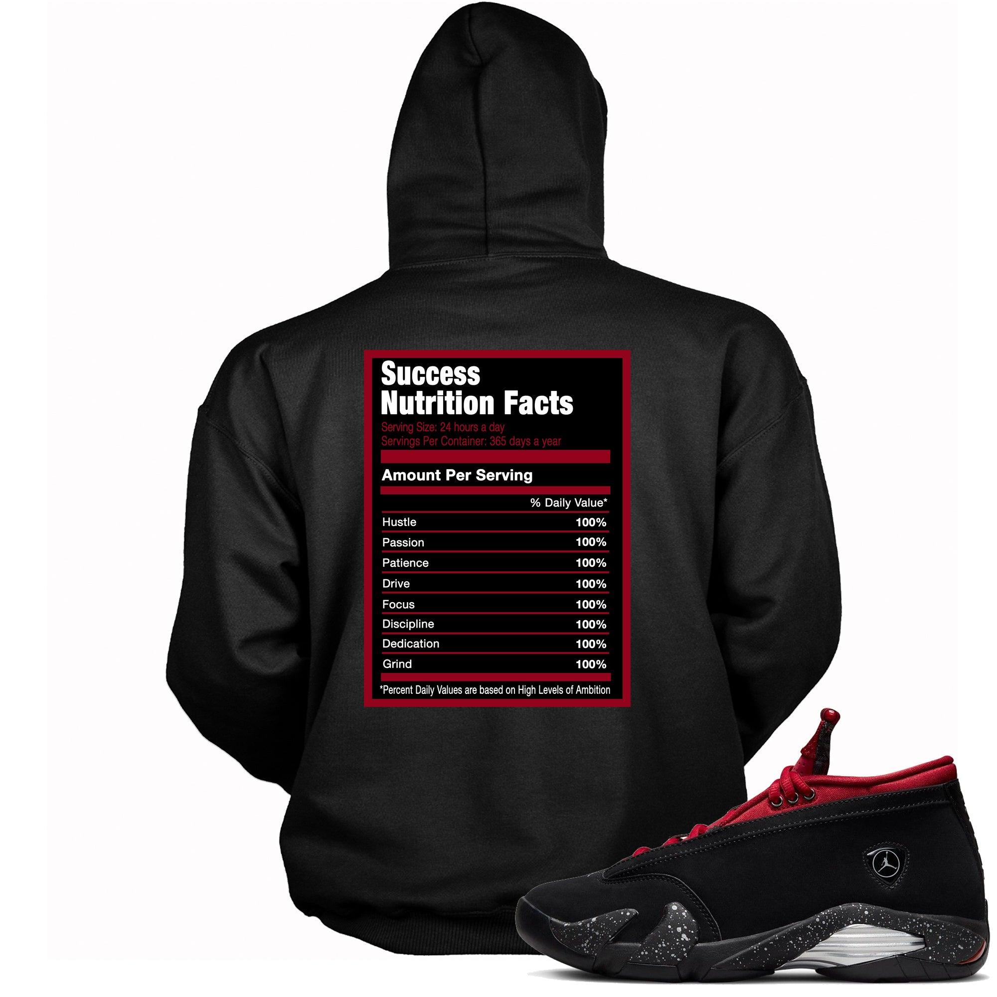 Success Nutrition Sneaker Sweatshirt AJ 14 Retro Low Red Lipstick photo