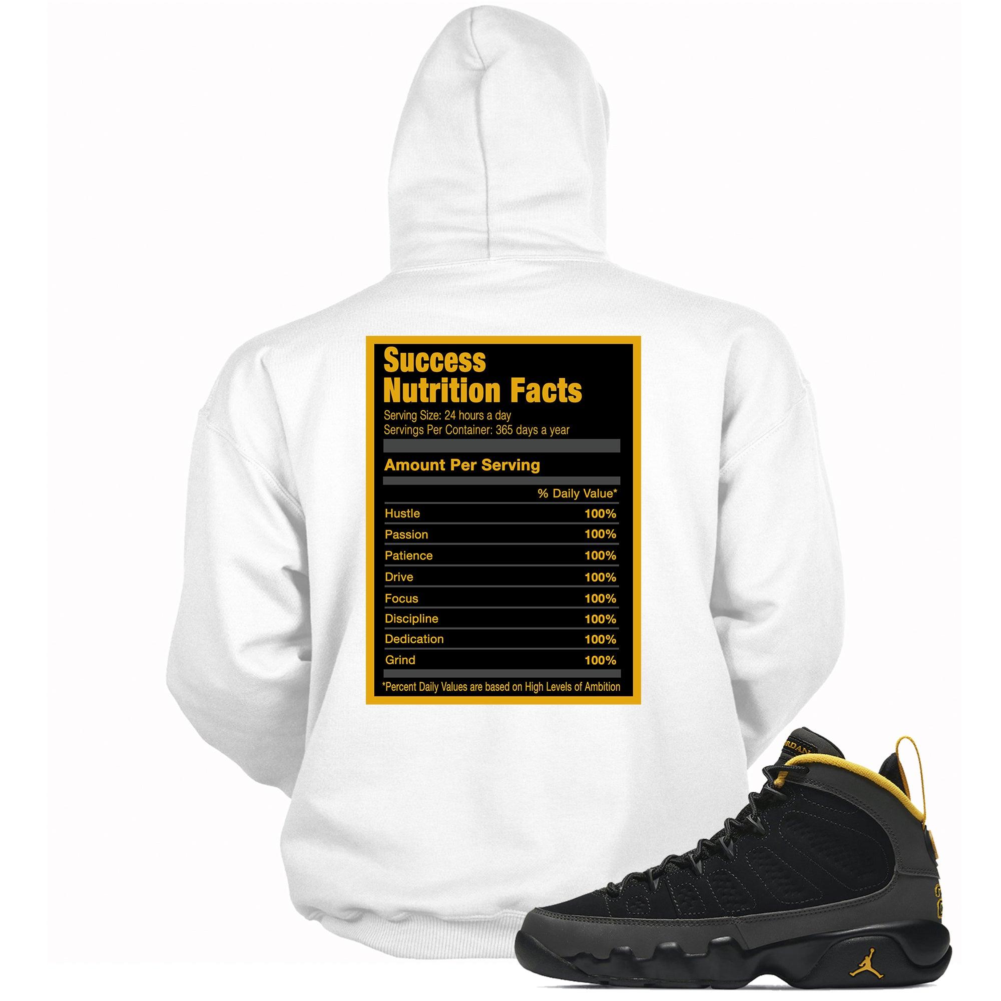 Success Nutrition Sneaker Sweatshirt AJ 9 University Gold photo