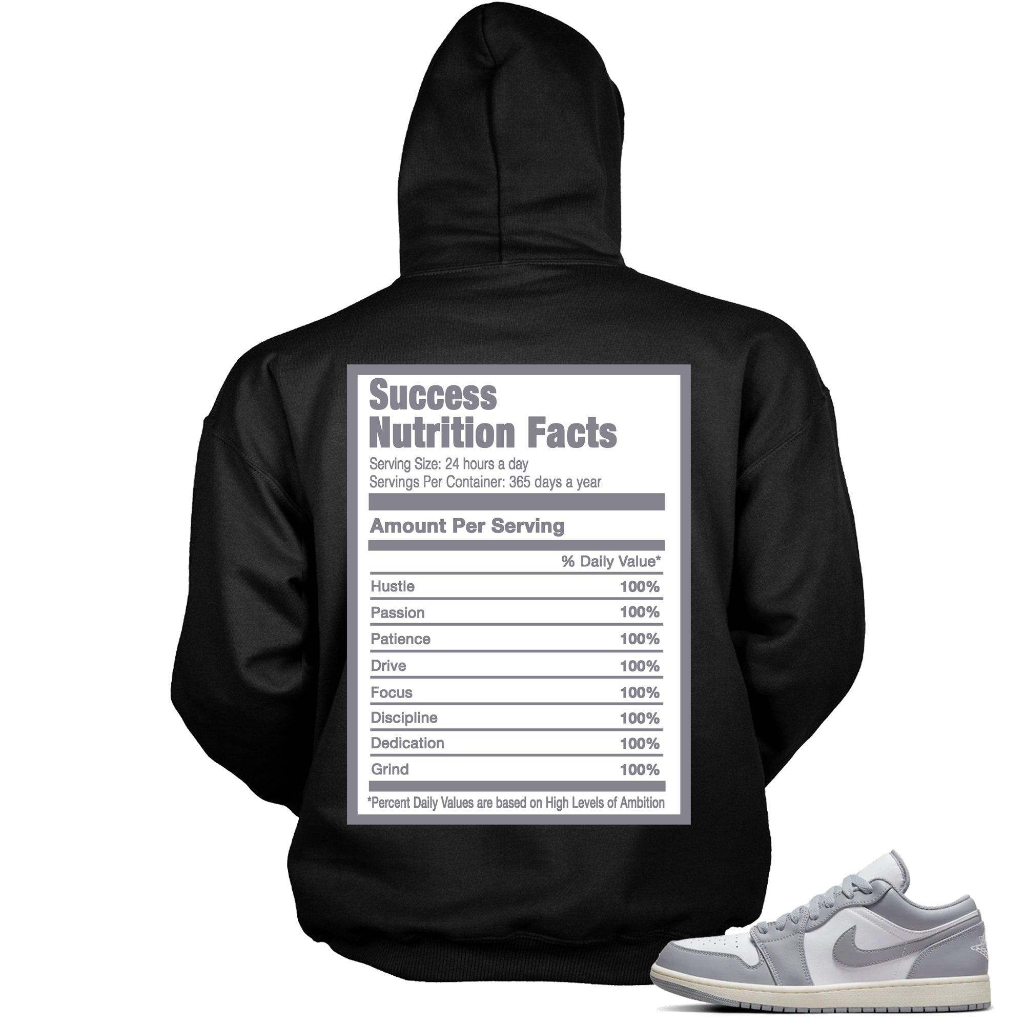 Success Nutrition Sneaker Sweatshirt AJ 1 Low Vintage Stealth Grey photo