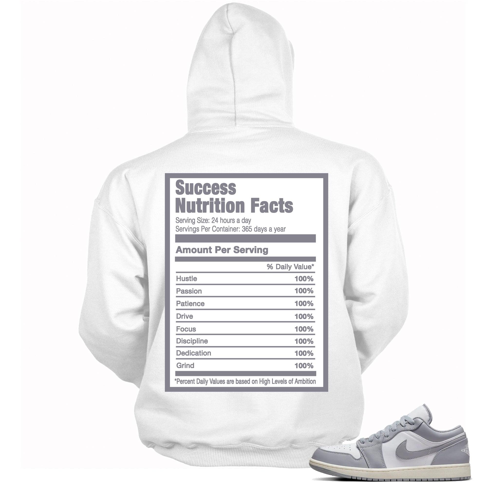 Success Nutrition Hoodie AJ 1 Low Vintage Stealth Grey photo