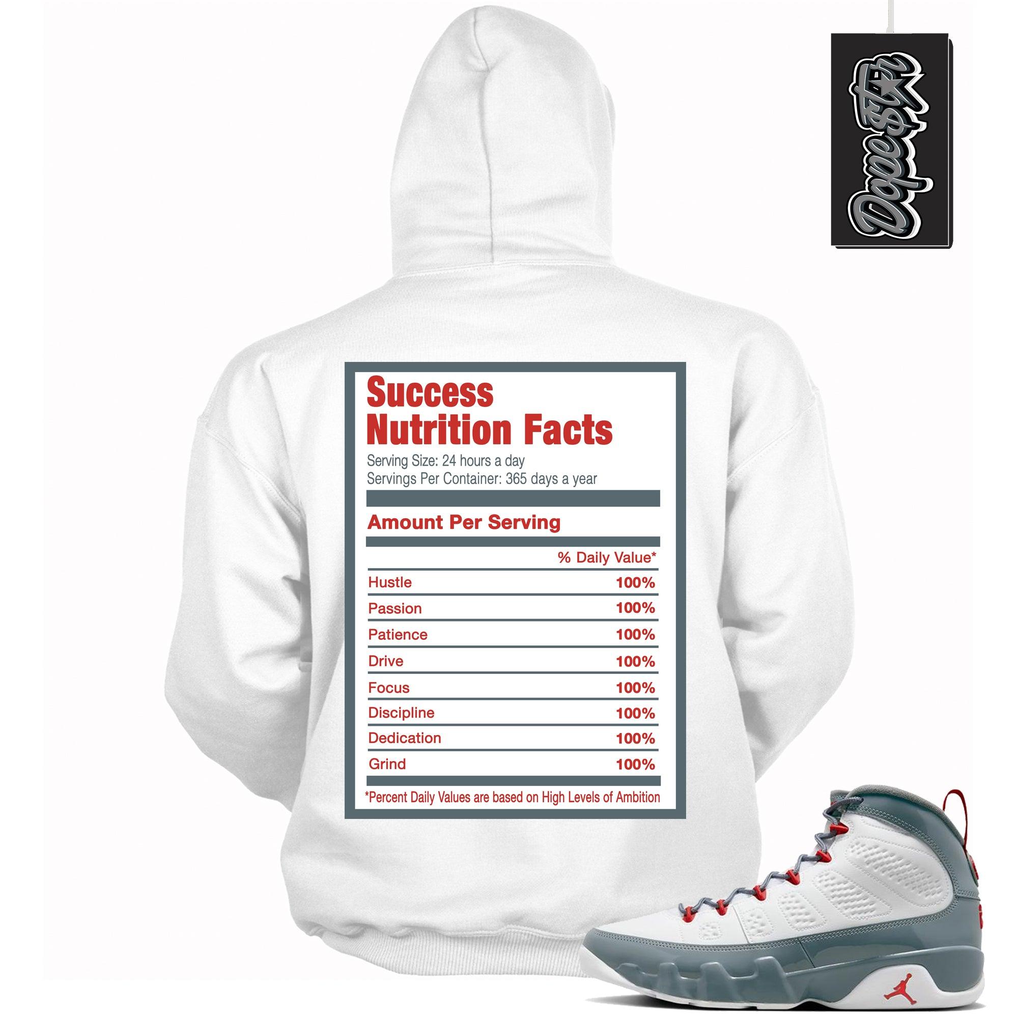 Success Nutrition Sneaker Sweatshirt Air Jordan 9 Red Fire photo