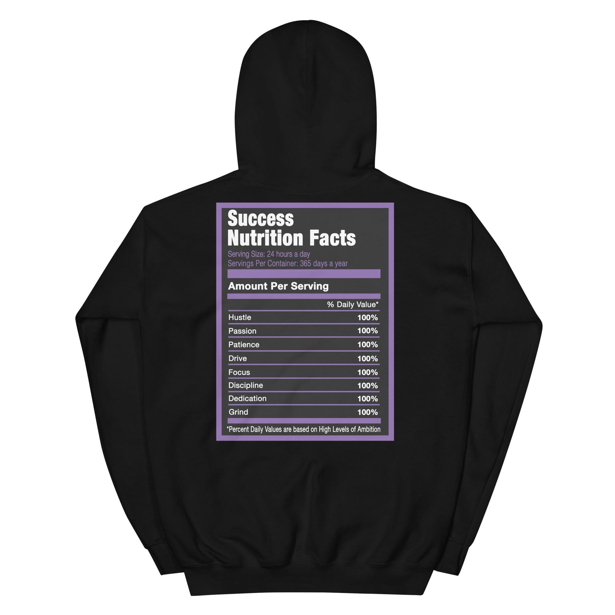 Success Nutrition Sweatshirt AJ 1 High FlyEase Black Bright Violet photo