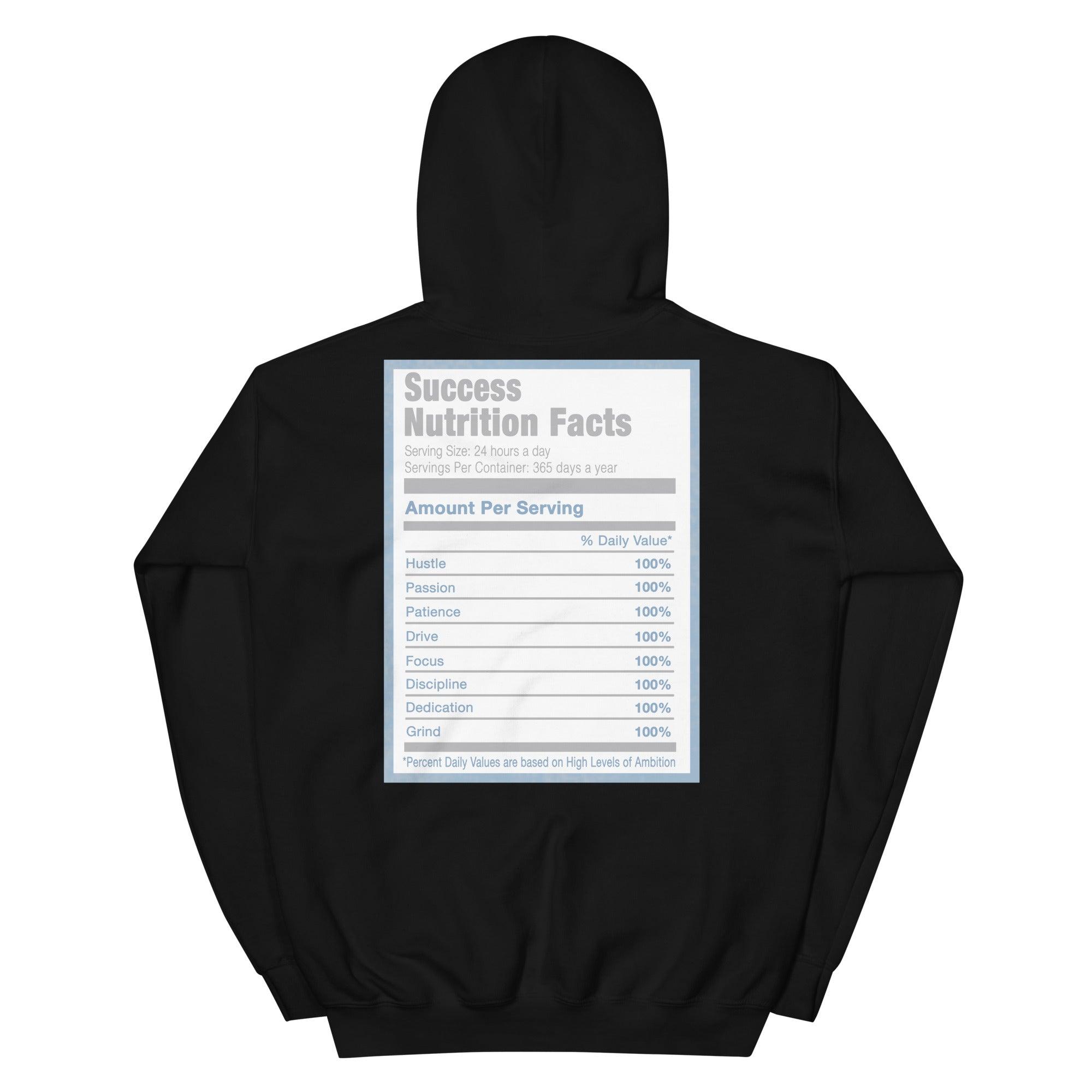 Black Success Nutrition Hoodie AJ 1 Retro High OG Hyper Royal photo