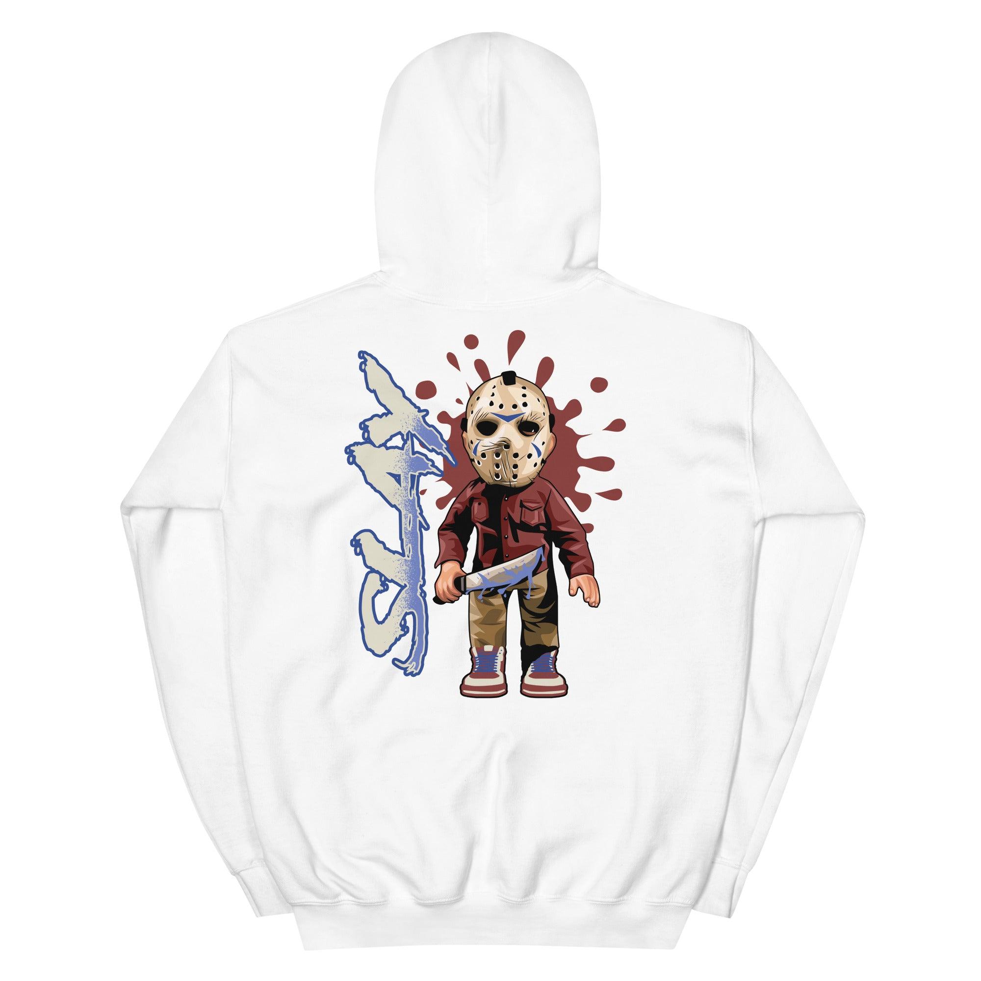 White Slay Hoodie AJ 1 High Zoom Team Red photo