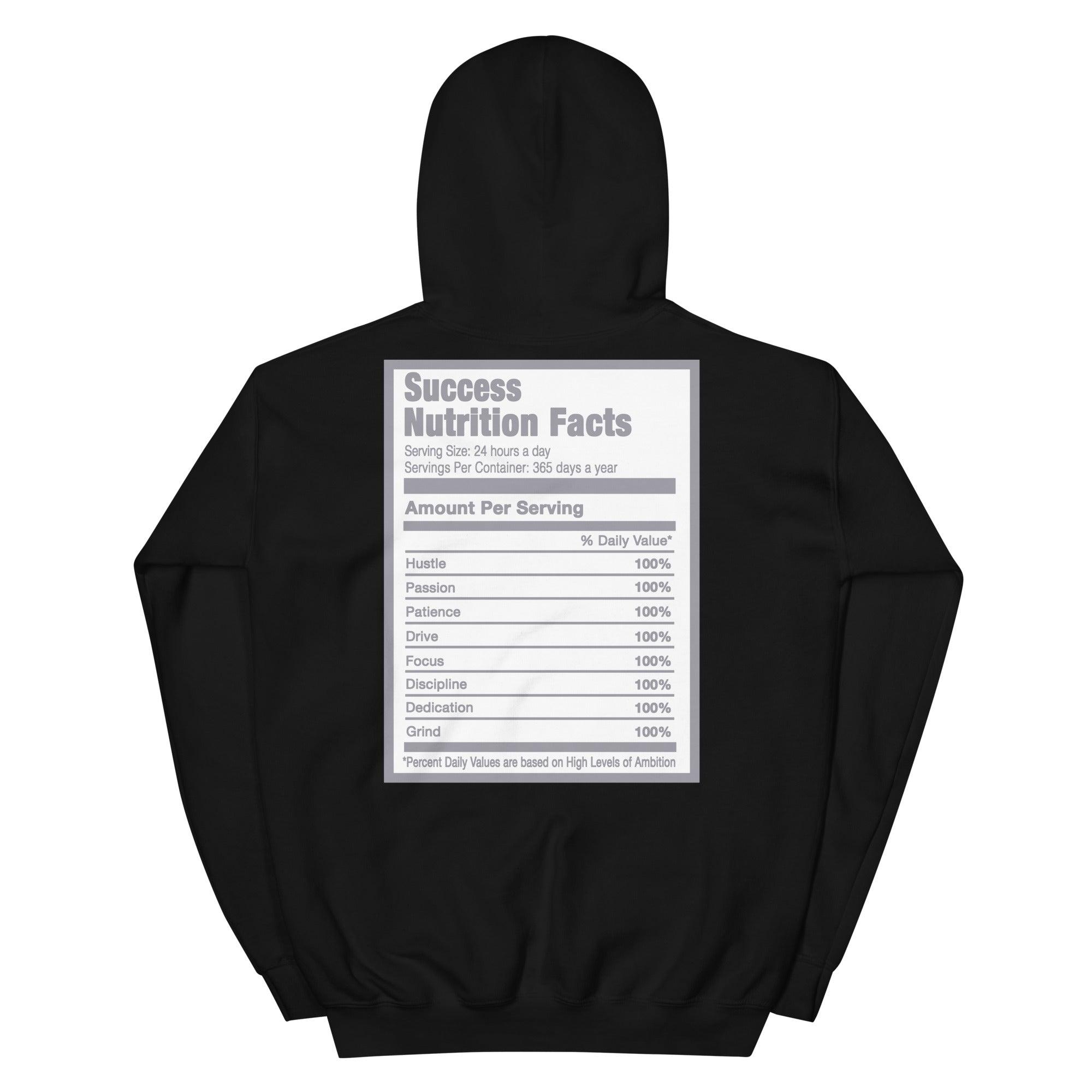 Black Success Nutrition Hoodie AJ 1 Low Vintage Stealth Grey photo