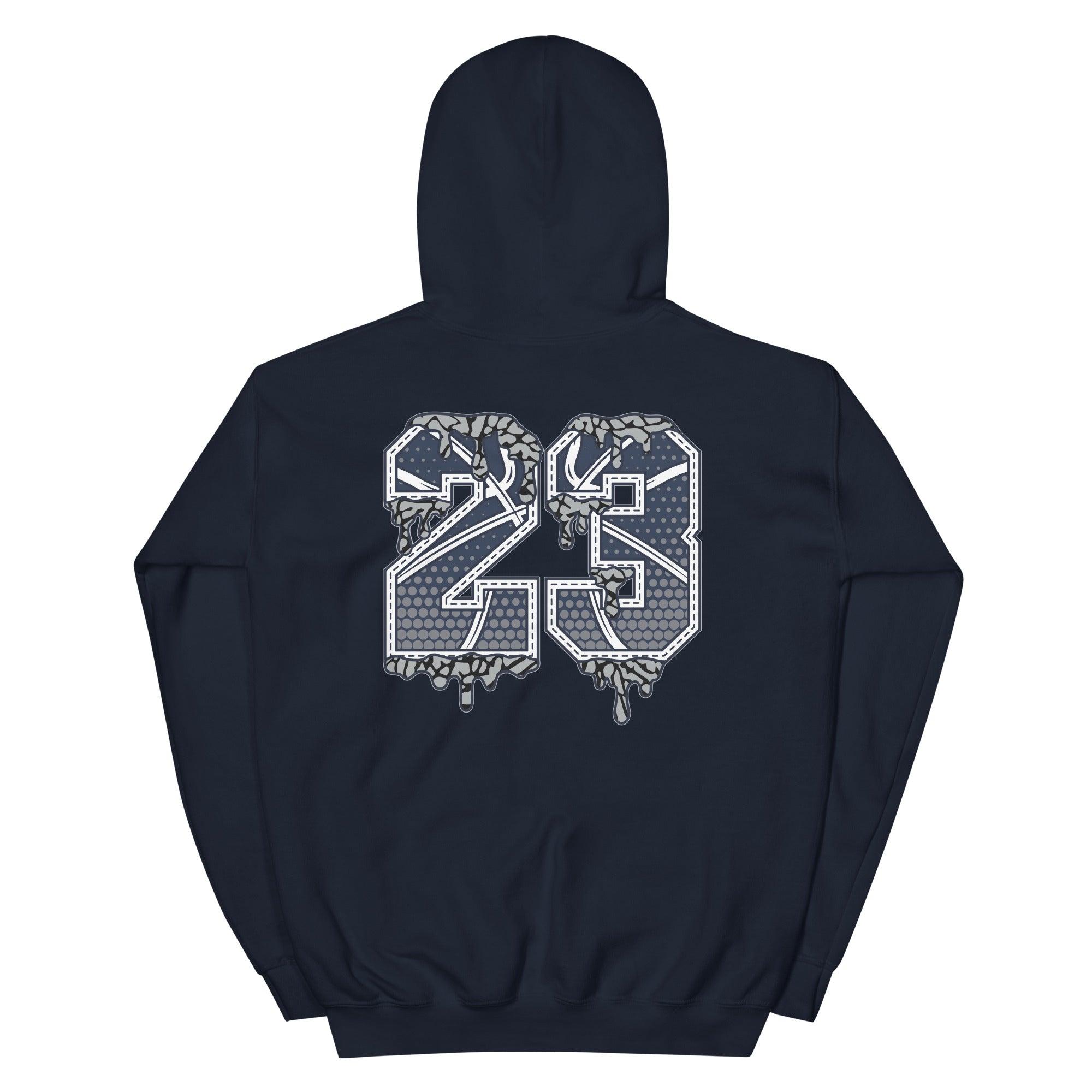 Blue 23 Ball Hoodie AJ 3 Midnight Navy photo