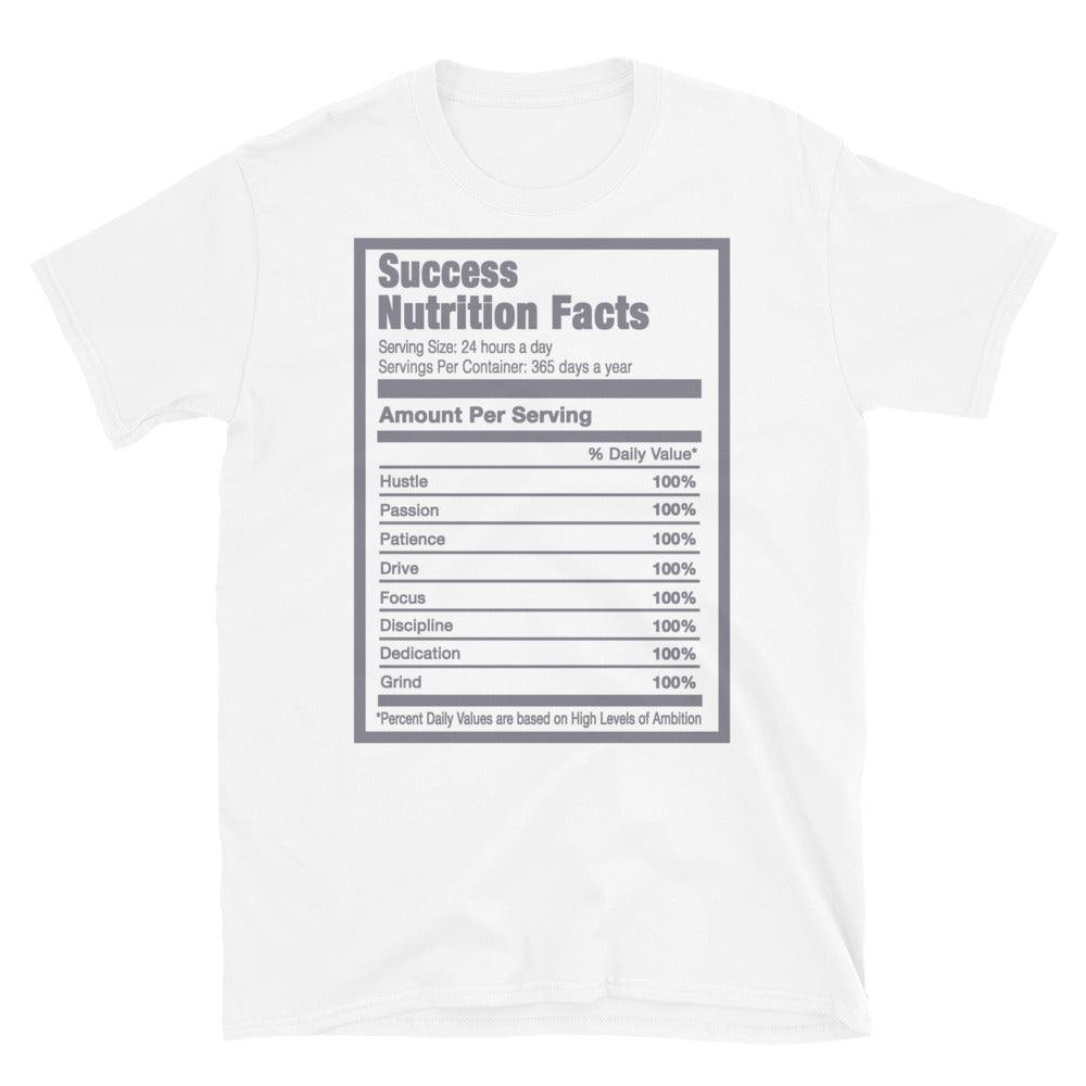 White Success Nutrition Shirt AJ 1 Low Vintage Stealth Grey photo