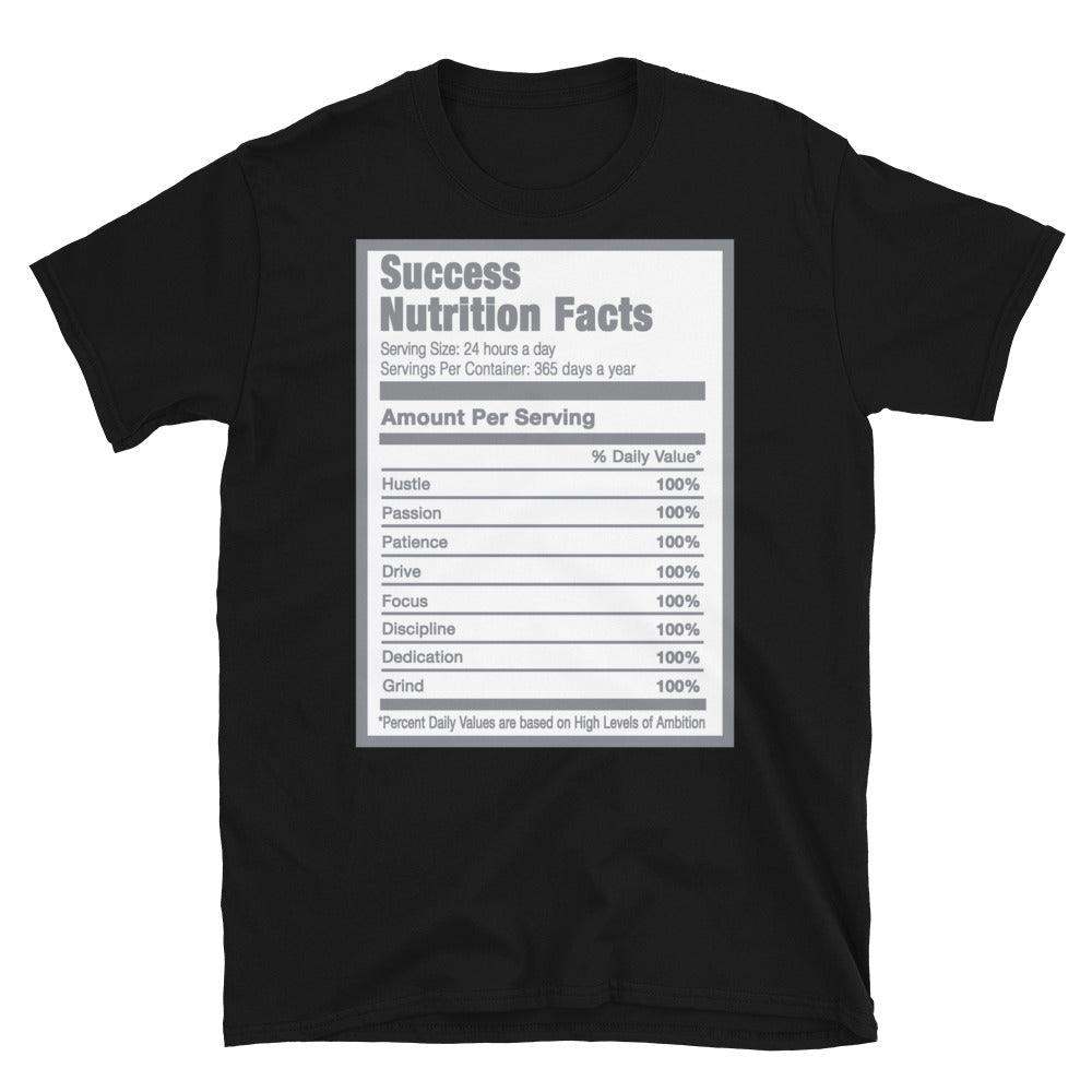 Black Success Nutrition Facts Shirt AJ 12 Retro Stealth photo